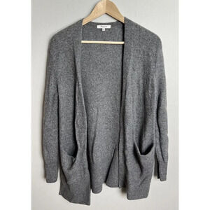 Madewell Cozy Walker Cardigan Heather Evening Grey Wool Alpaca M4226 Size XS Wms